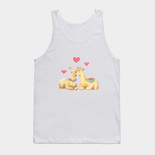 Llamas in love 2 Tank Top